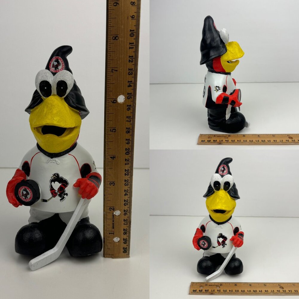 Wilkes Barre Scranton Pens Penguins Tux Mascot Hockey Gnome Souvenir AHL Hockey - Picture 3 of 14